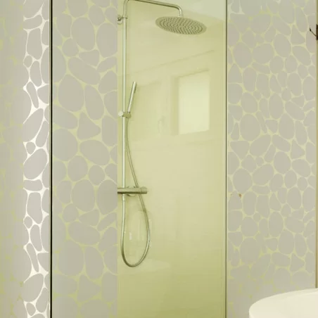 Sticker paroi de douche: Galets - Douche - Depoli Design