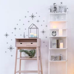 Kit de 30 stickers Etoiles scintillantes - Déco - Depoli Design