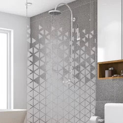 Sticker paroi de douche: Triangle 3D - Douche - Depoli Design®