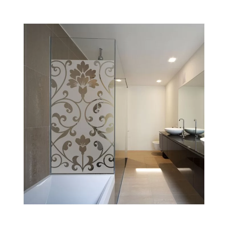 Sticker Paroi de douche Arabesque Art Deco - Douche - Depoli Design