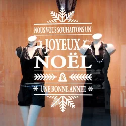 Sticker Souhait Joyeux Noel - Déco - Depoli Design