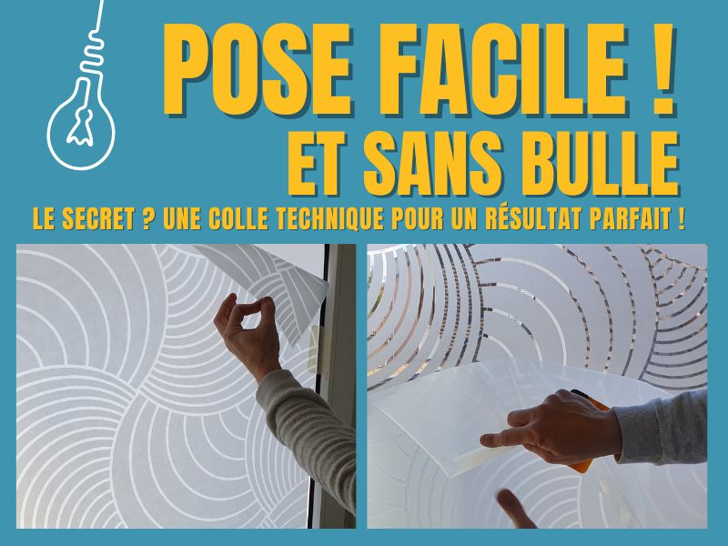 Pose film sans bulle - Depoli Design